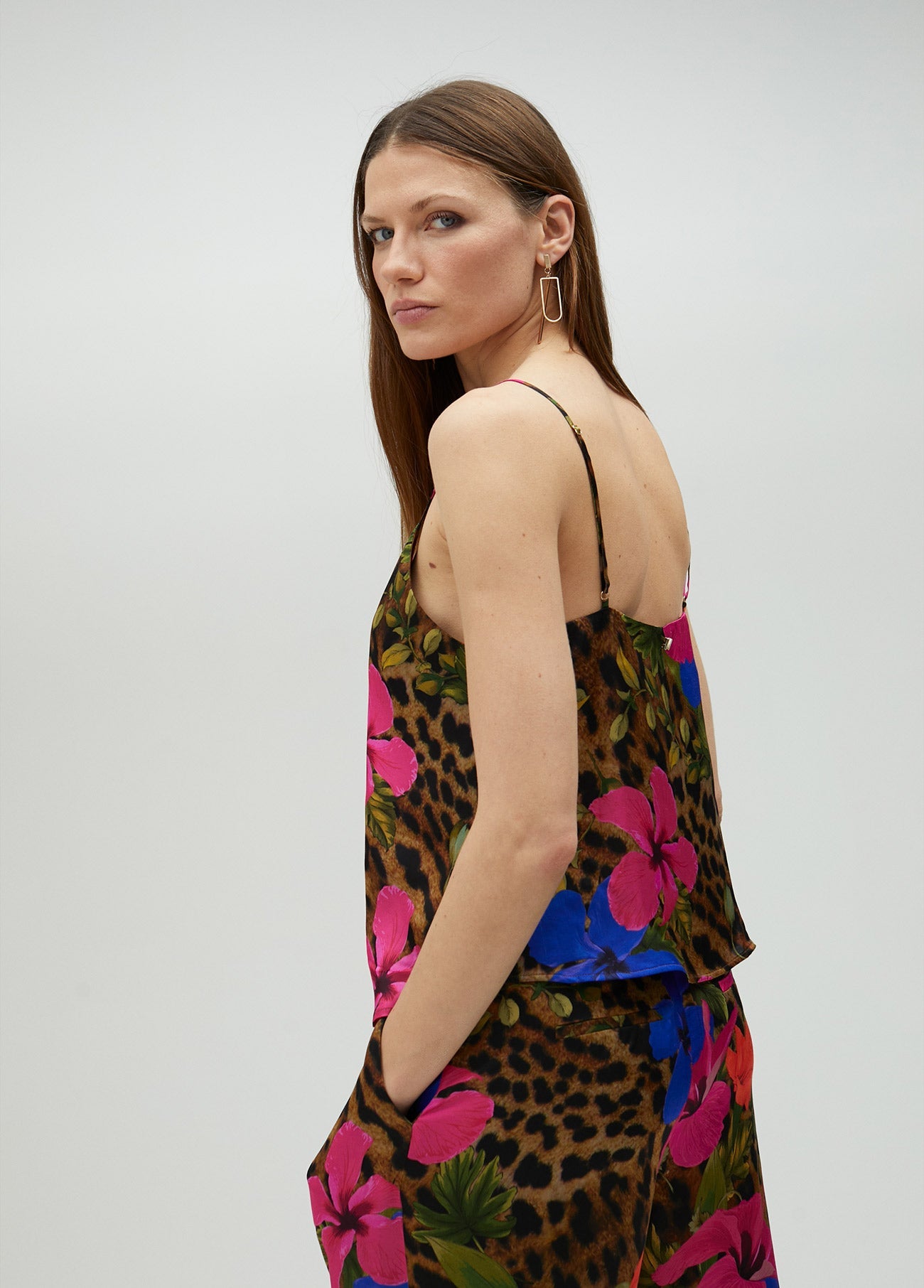 Camisole top with straps