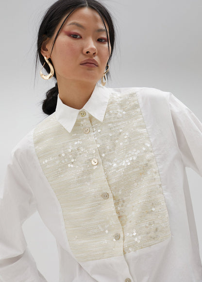 Shirt with embellished detail
