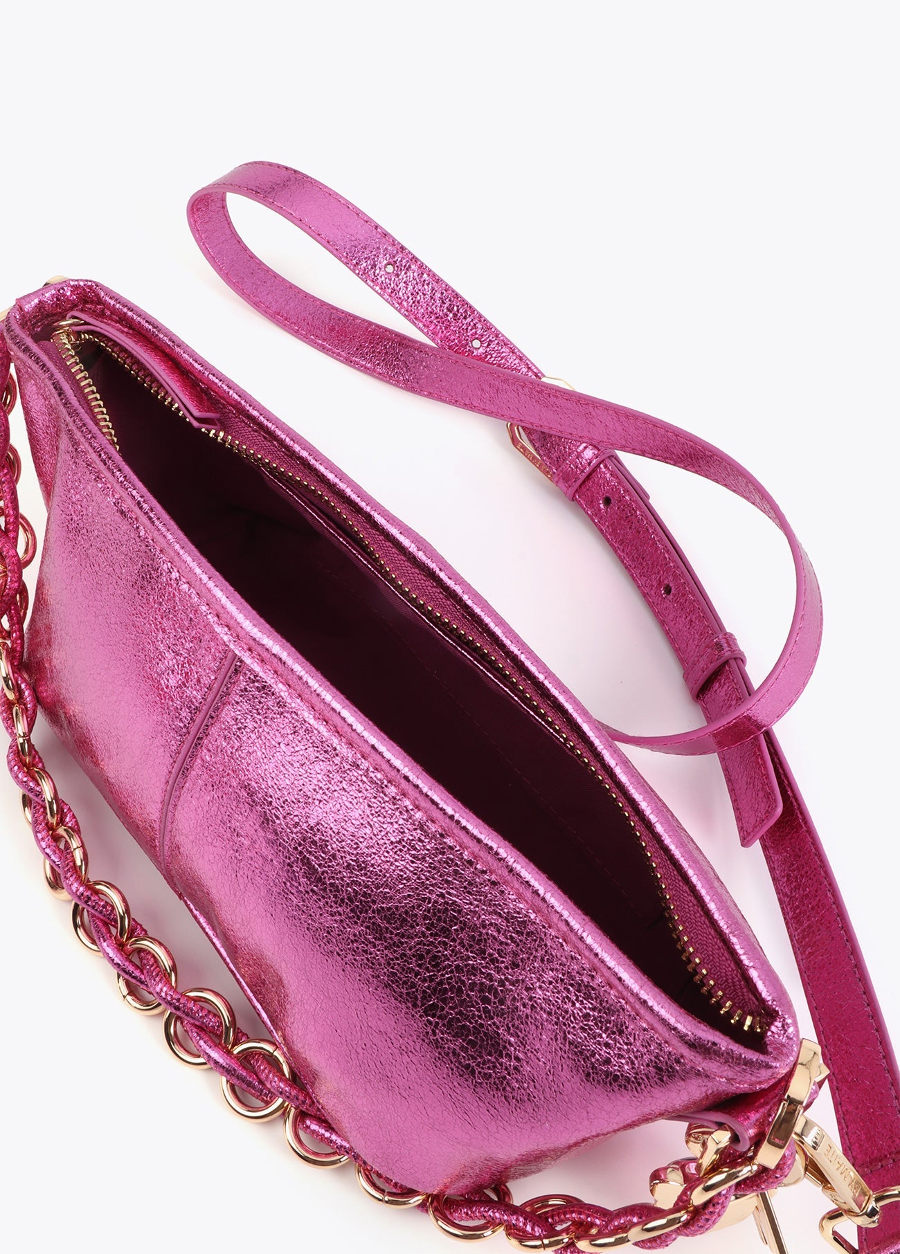 Shiny Effect Chain Bag