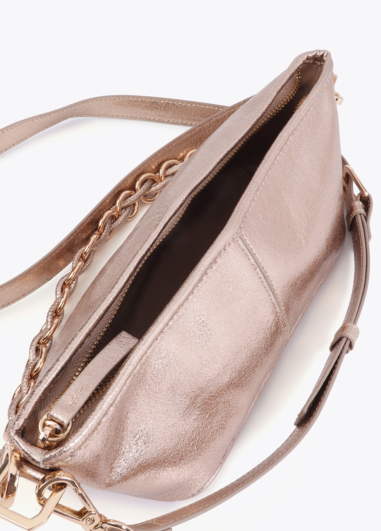 Shiny Effect Chain Bag