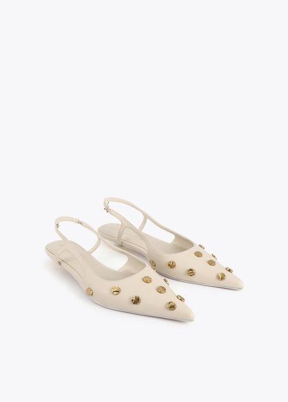 Studded Detail High Heel Shoe