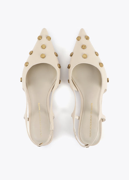 Studded Detail High Heel Shoe