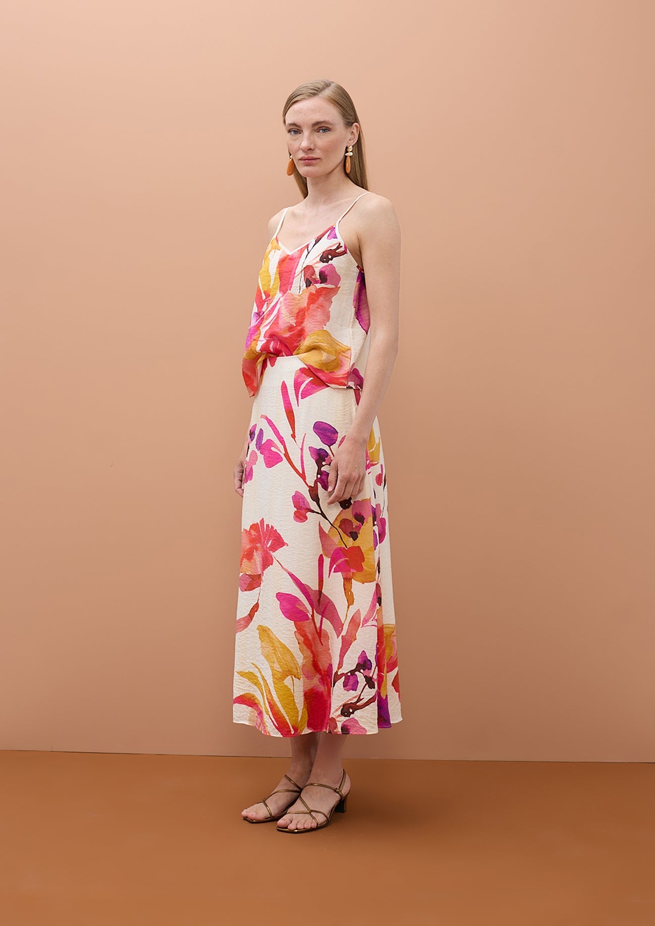Floral Print Skirt