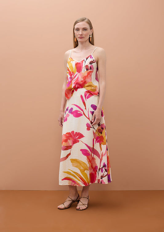 Floral Print Skirt