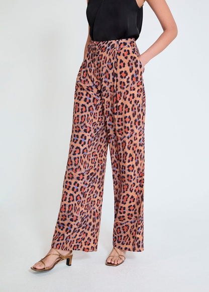 Animal Print Palazzo Pants