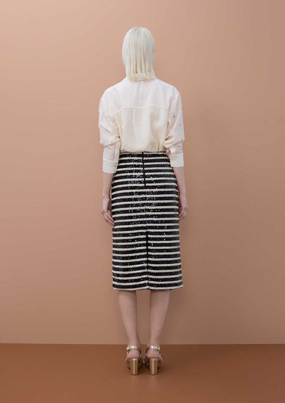 Long Shirt with Beadwork