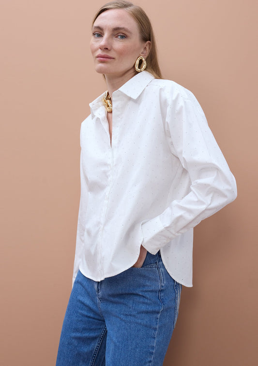 Poplin Shirt with Estras Details