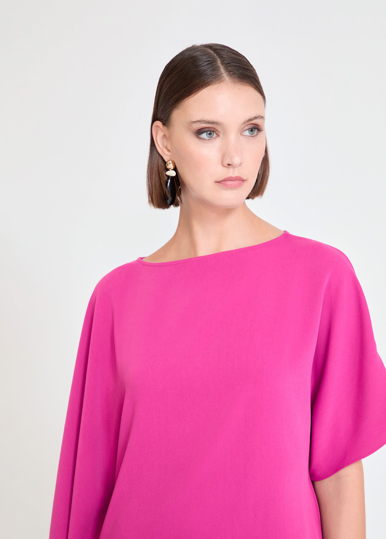 Cape Sleeve Blouse