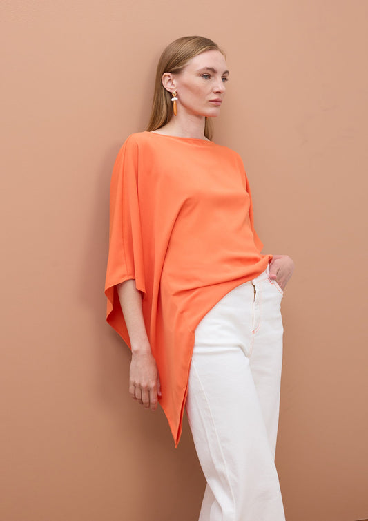 Cape Sleeve Blouse