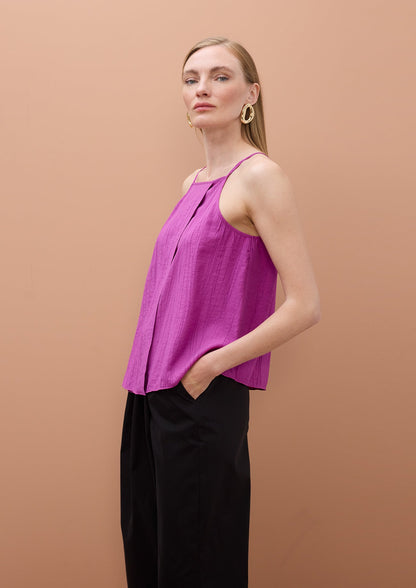 Thin Strap Top with Front Flap