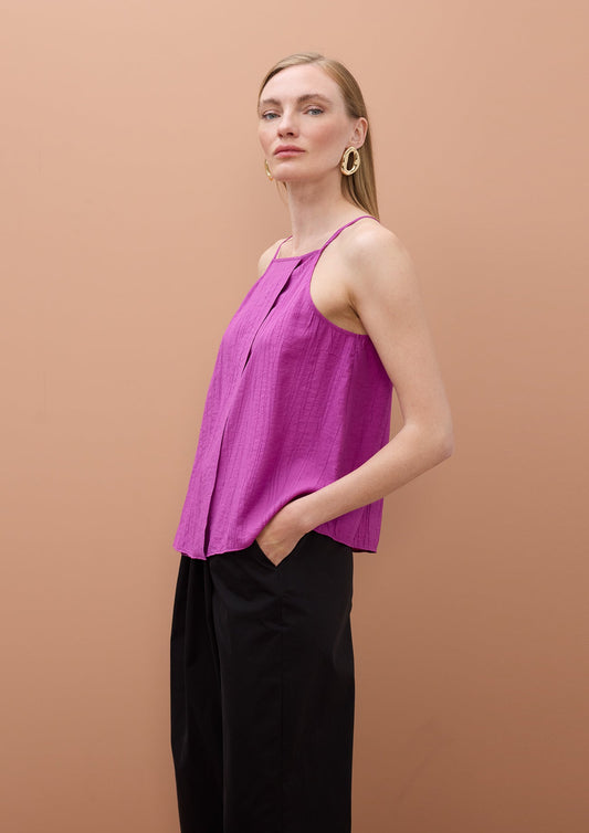 Thin Strap Top with Front Flap