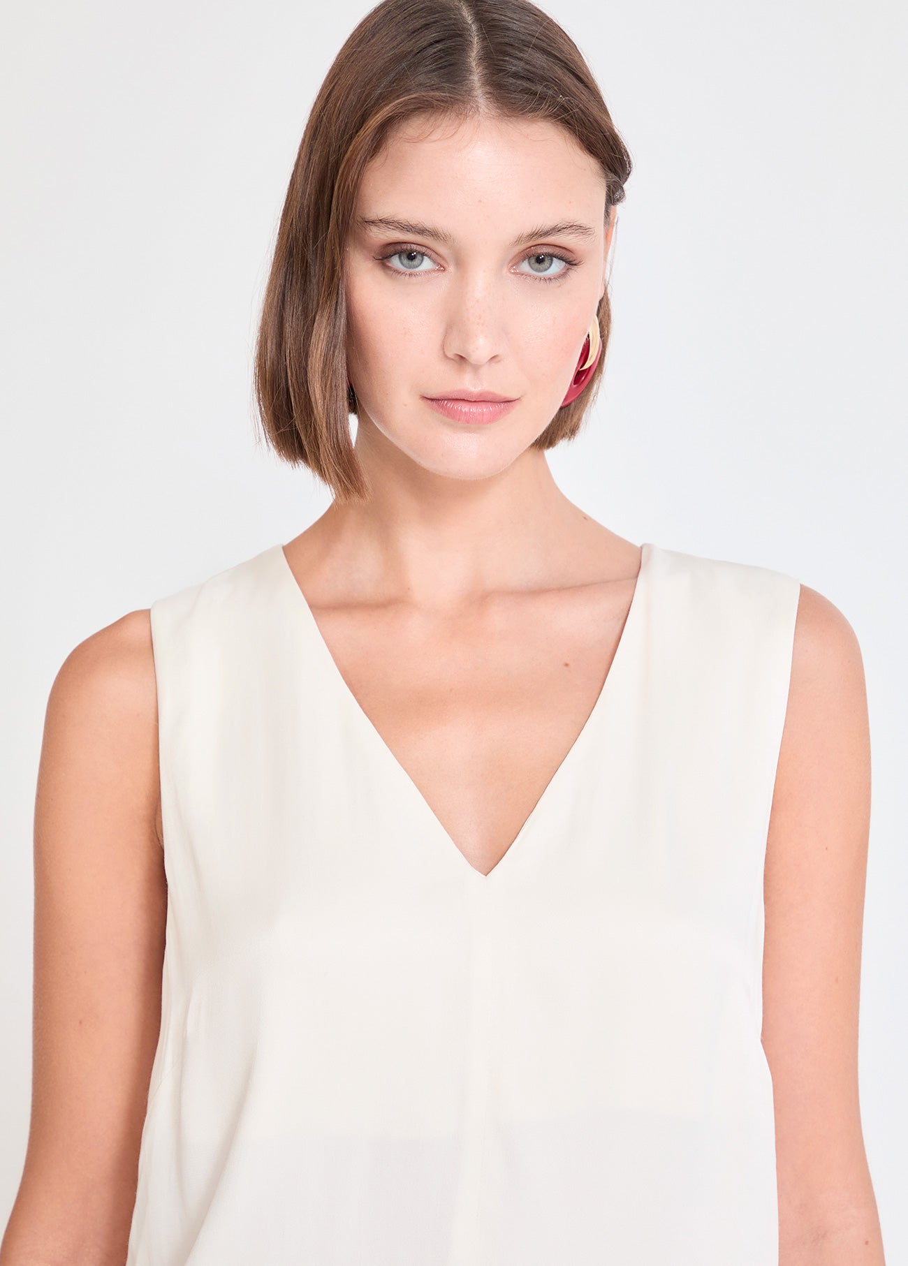 V-neck Strap Top