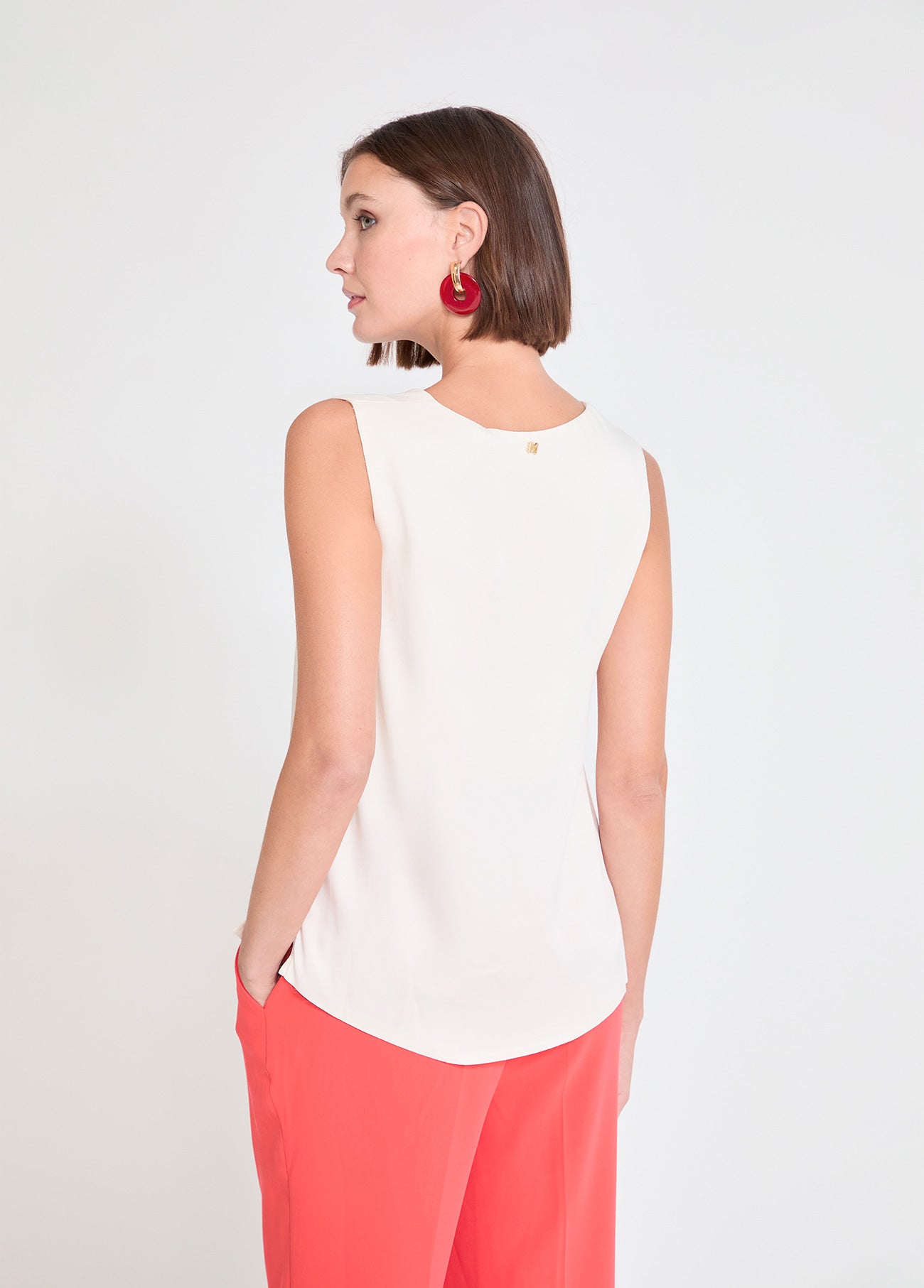 V-neck Strap Top