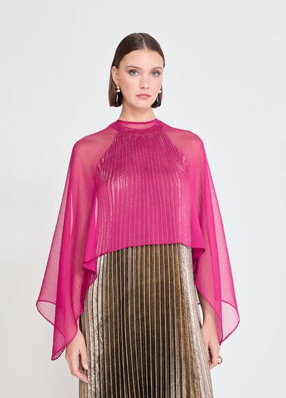 Georgette Pointed Cape