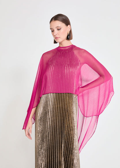 Georgette Pointed Cape
