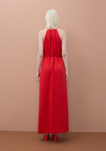 Ruffled V-Neck Dress
