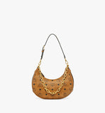 Aren Crescent Hobo Bag in Visetos