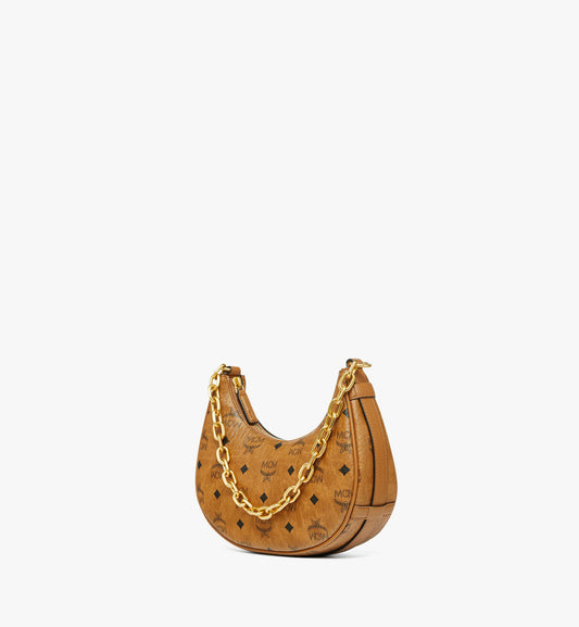 Aren Crescent Hobo Bag in Visetos