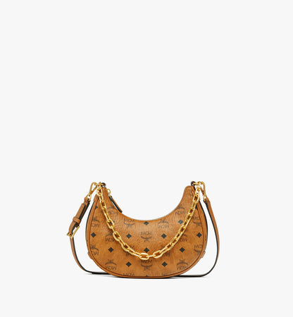 Aren Crescent Hobo Bag in Visetos