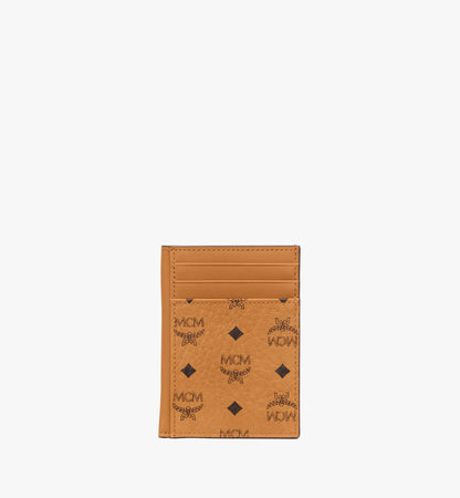 MXAAAVI03CO001-N/S Card Case in Visetos Original|COGNAC