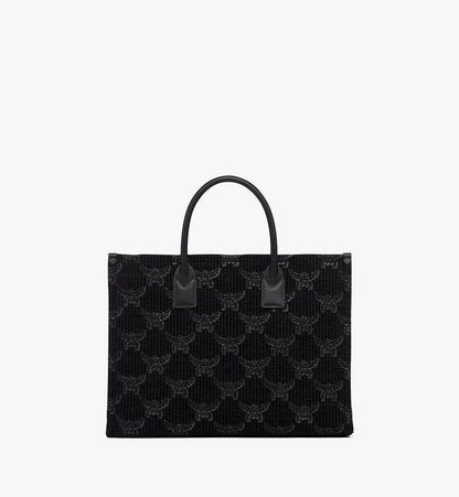 MWTGSBO02BK001-München Tote in Lauretos Lurex Jacquard|BLACK