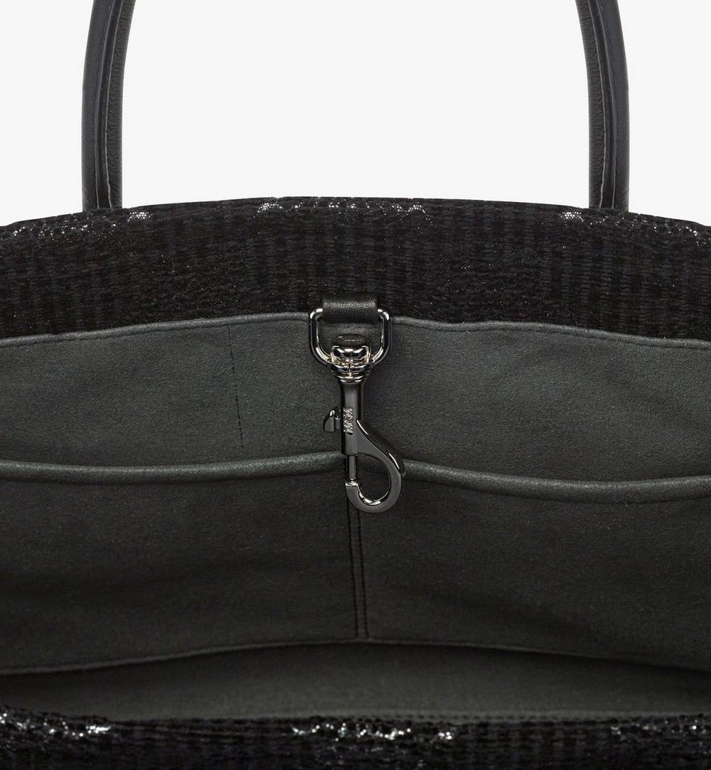 MWTGSBO02BK001-München Tote in Lauretos Lurex Jacquard|BLACK