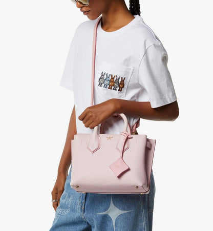 MWTGSMA02QA001-Milla Tote in Spanish Embossed Leather|LOTUS