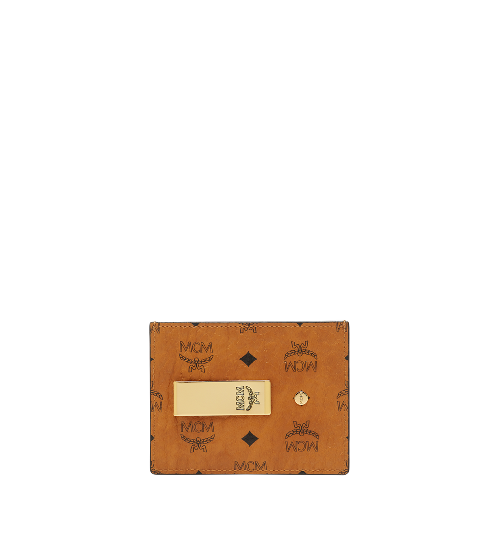 MXCAAVI02CO001-Money Clip Card Case in Visetos Original|COGNAC