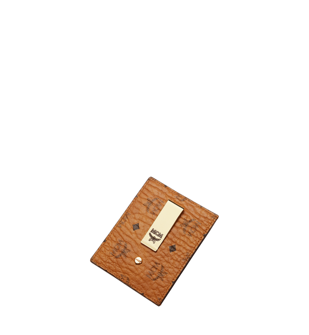 MXCAAVI02CO001-Money Clip Card Case in Visetos Original|COGNAC