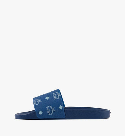 MESCAMM111F038-Monogram Print Rubber Slides|