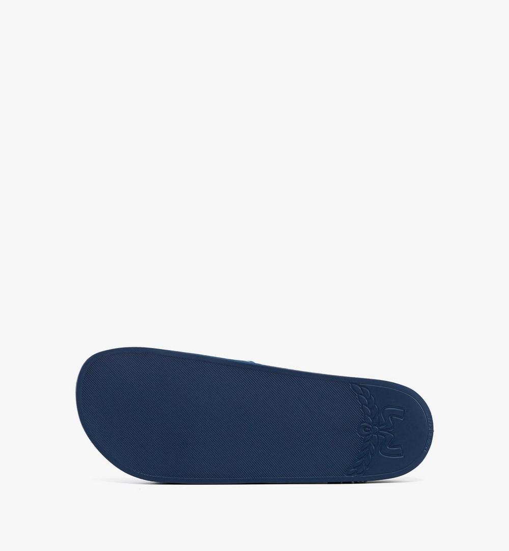 MEXCAMM171F042-Monogram Print Rubber Slides|