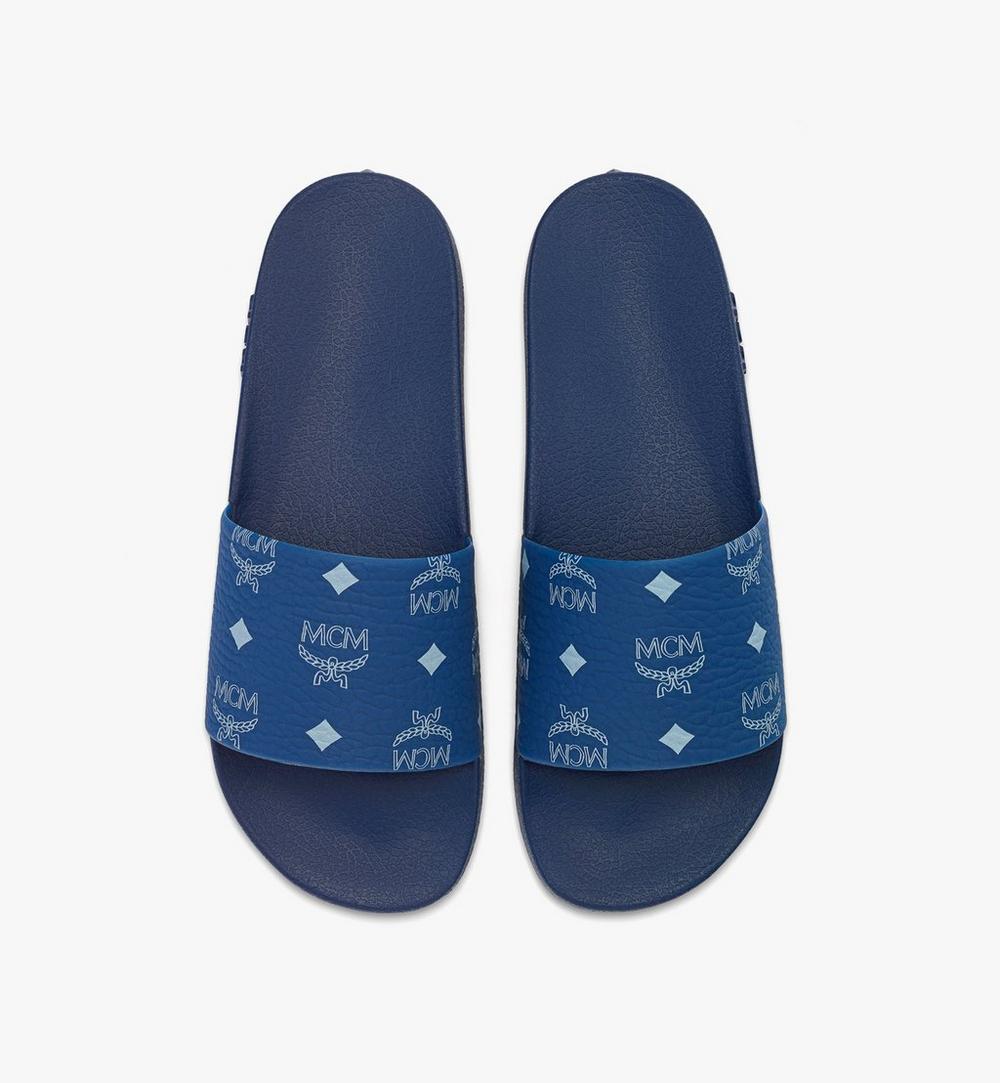 MEXCAMM171F043-Monogram Print Rubber Slides|