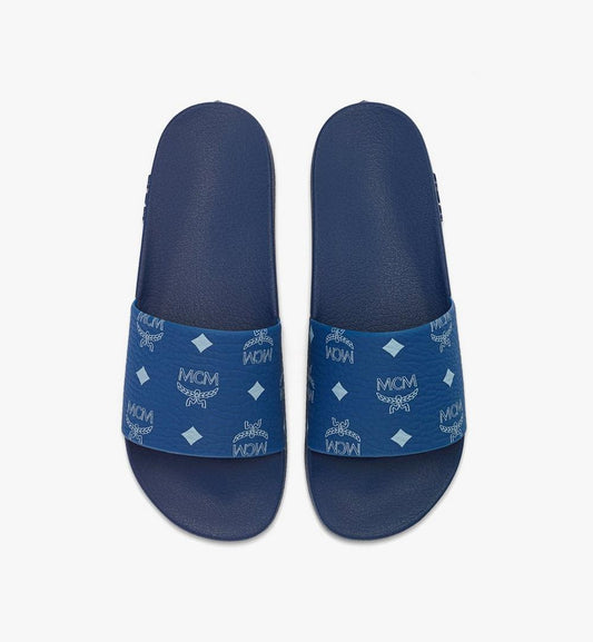 MEXCAMM171F043-Monogram Print Rubber Slides|
