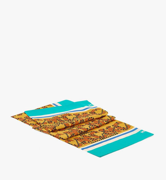 MEFFSMM12Y0001-Monogram Shawl|OLD GOLD