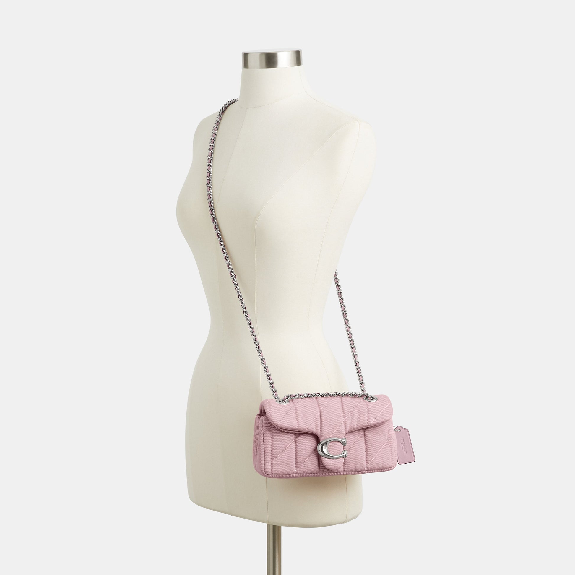 CBG33-Tabby Shoulder Bag 20 With Quilting-Lh/Ballerina