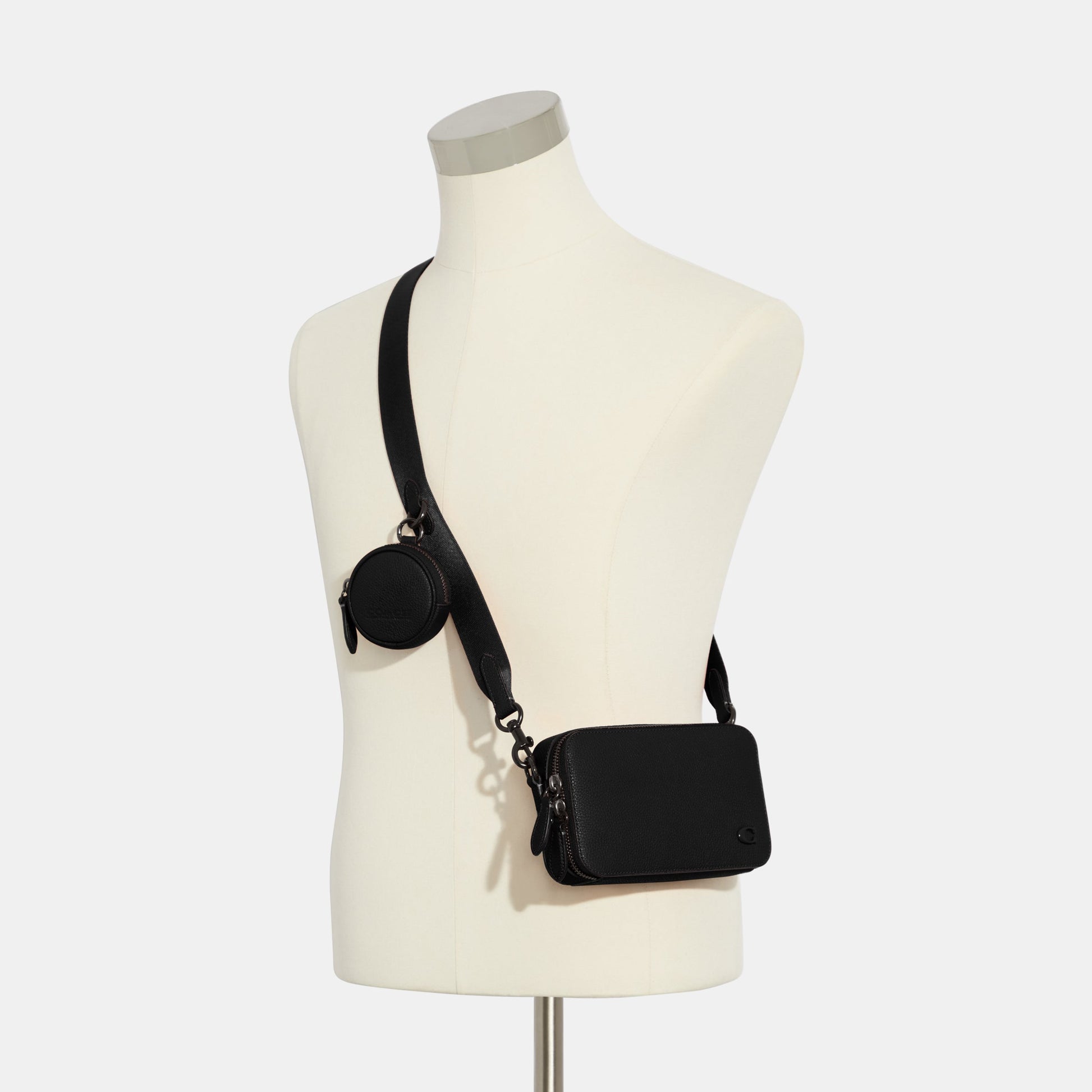 CC070-Charter Slim Crossbody-Black