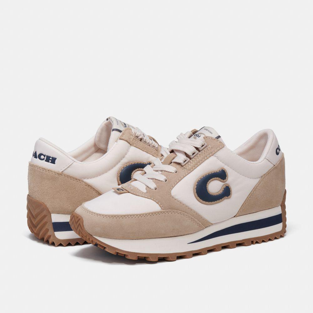 CI219-Runner Sneaker-Chalk/Midnight Navy