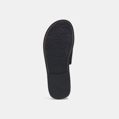 Sandal With Signature Jacquard-CI322-Black