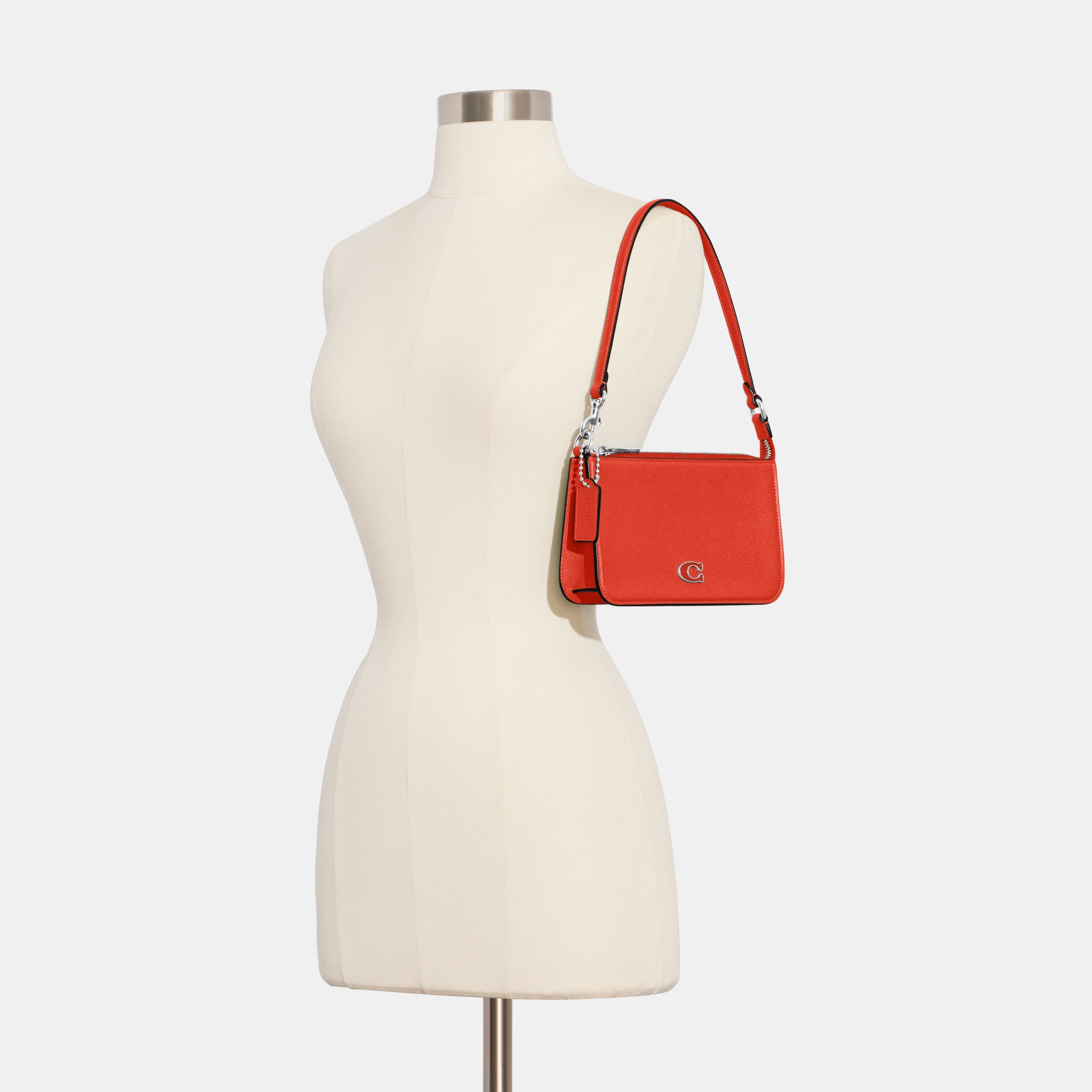 cj797-Pouch Bag With Signature Canvas Interior