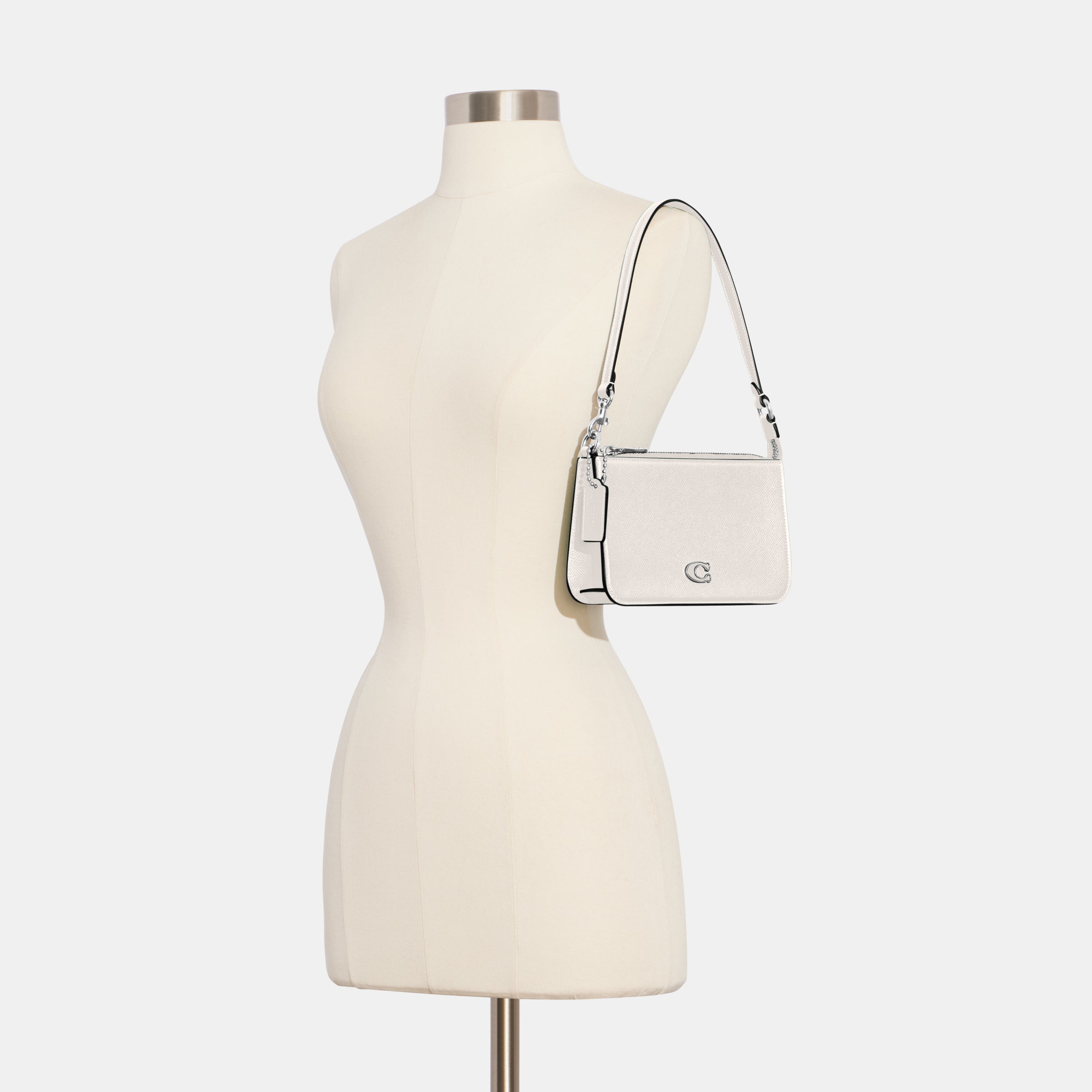 cj797-Pouch Bag With Signature Canvas Interior