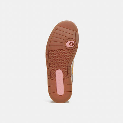 CK570-C201 Low Top Sneaker In Signature-Buttercup/Tan