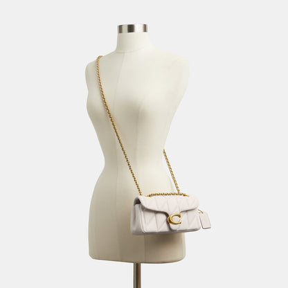 cp149-Tabby Shoulder Bag 20 With Pillow Quilting-B4/Chalk