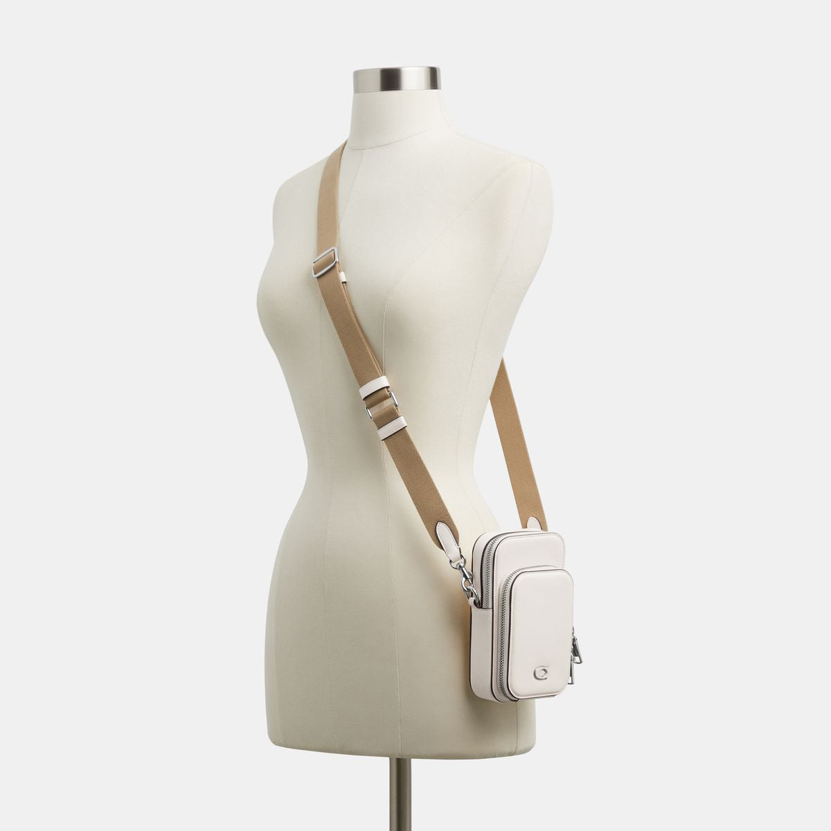CP272-Phone Crossbody-Chalk