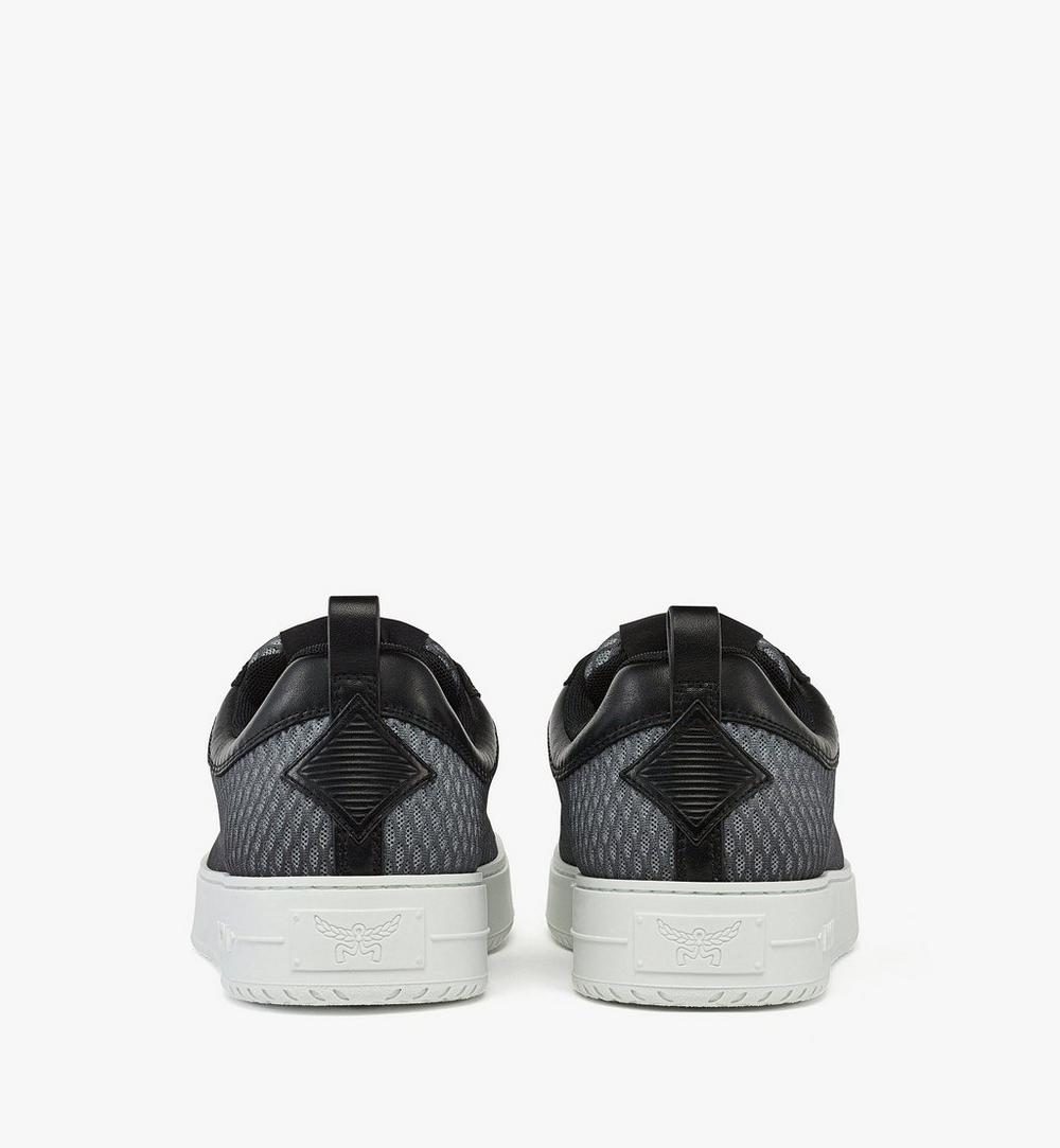 MEXFSAJ02EG041-Neo Terrain Lo Sneakers in Gradation Mesh and Calf Leather|GREY