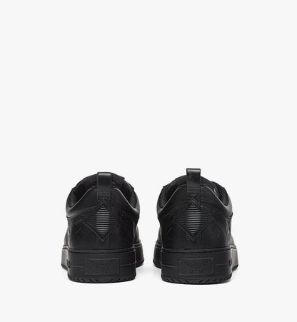 MEXEAAJ01BK043-Neo Terrain Lo Sneakers in Monogram Leather|BLACK