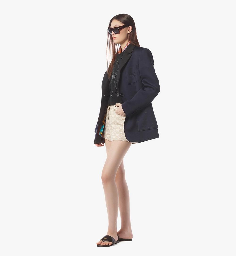 MFJFSMM02VC038-Neoprene Jacket|NAVY BLAZER