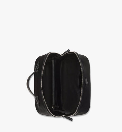 MXZFATT01BK001-OTTOMAR FABRIC TOILETRY BAG ME, ONE SIZE|BLACK