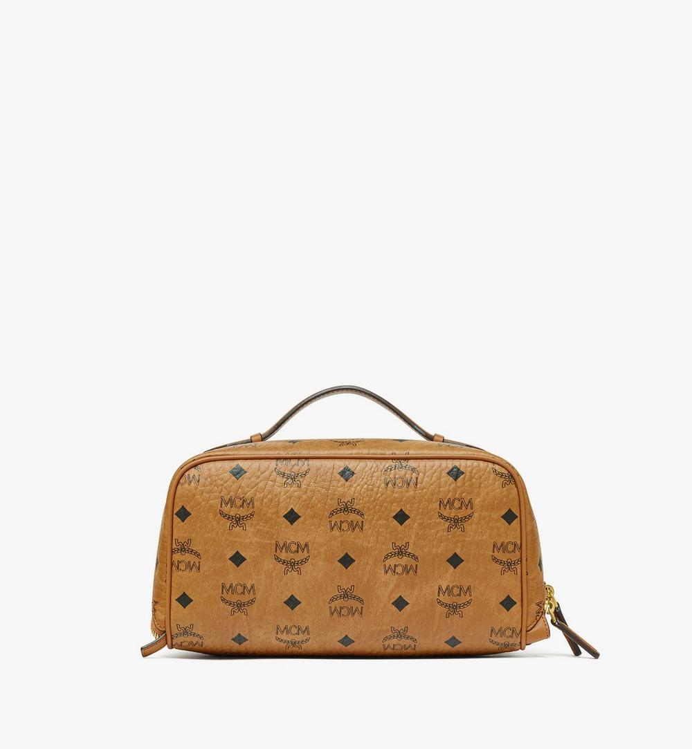 MXZFATT06CO001-Ottomar Toiletry Bag in Visetos|COGNAC