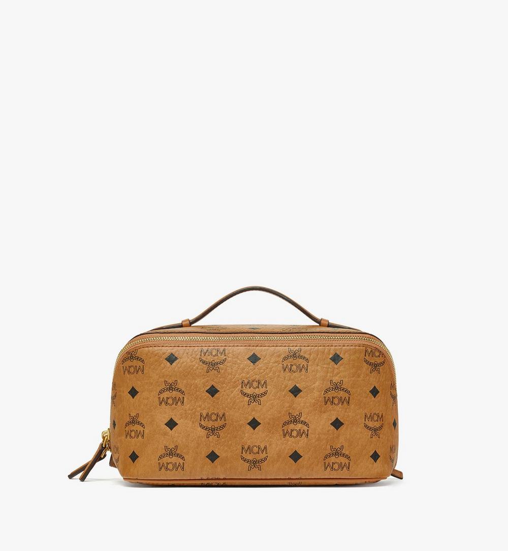 MXZESTT06CO001-Ottomar Toiletry Bag in Visetos|COGNAC