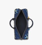 MMVFSTT01VC001-Ottomar Weekender Bag in Cubic Coral Visetos|NAVY BLAZER